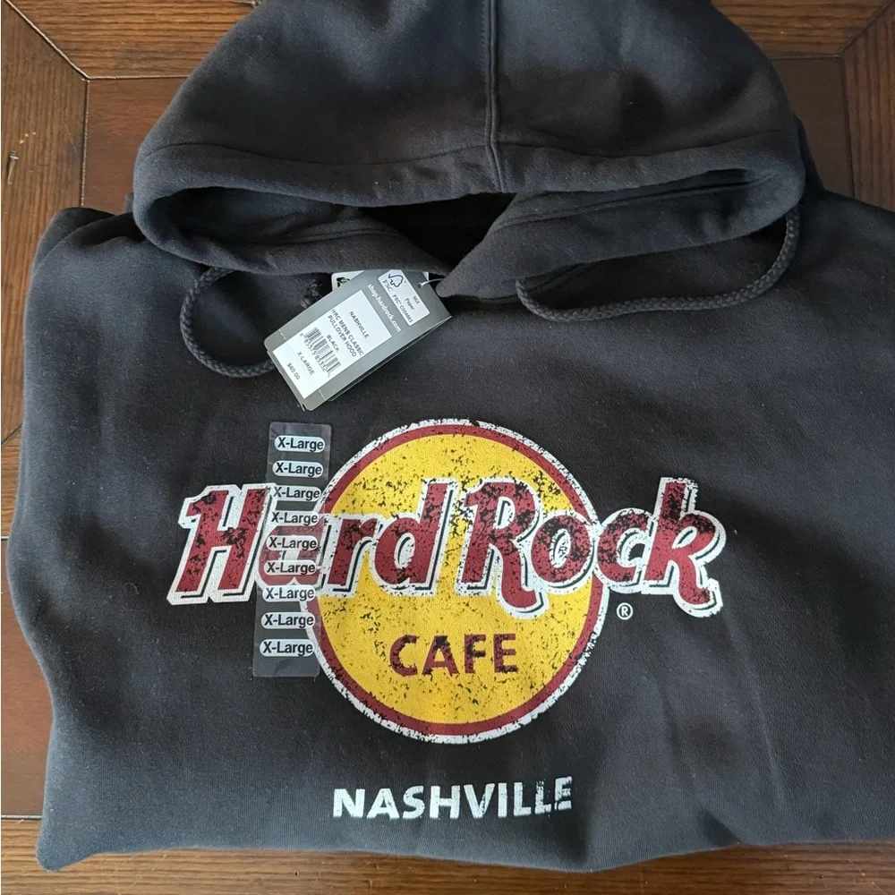 🔥NWT HARD ROCK CAFE HOODIE NASHVILLE / SIZE XL - Picture 4 of 7